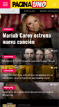 Mobile Screenshot of paginauno.cl